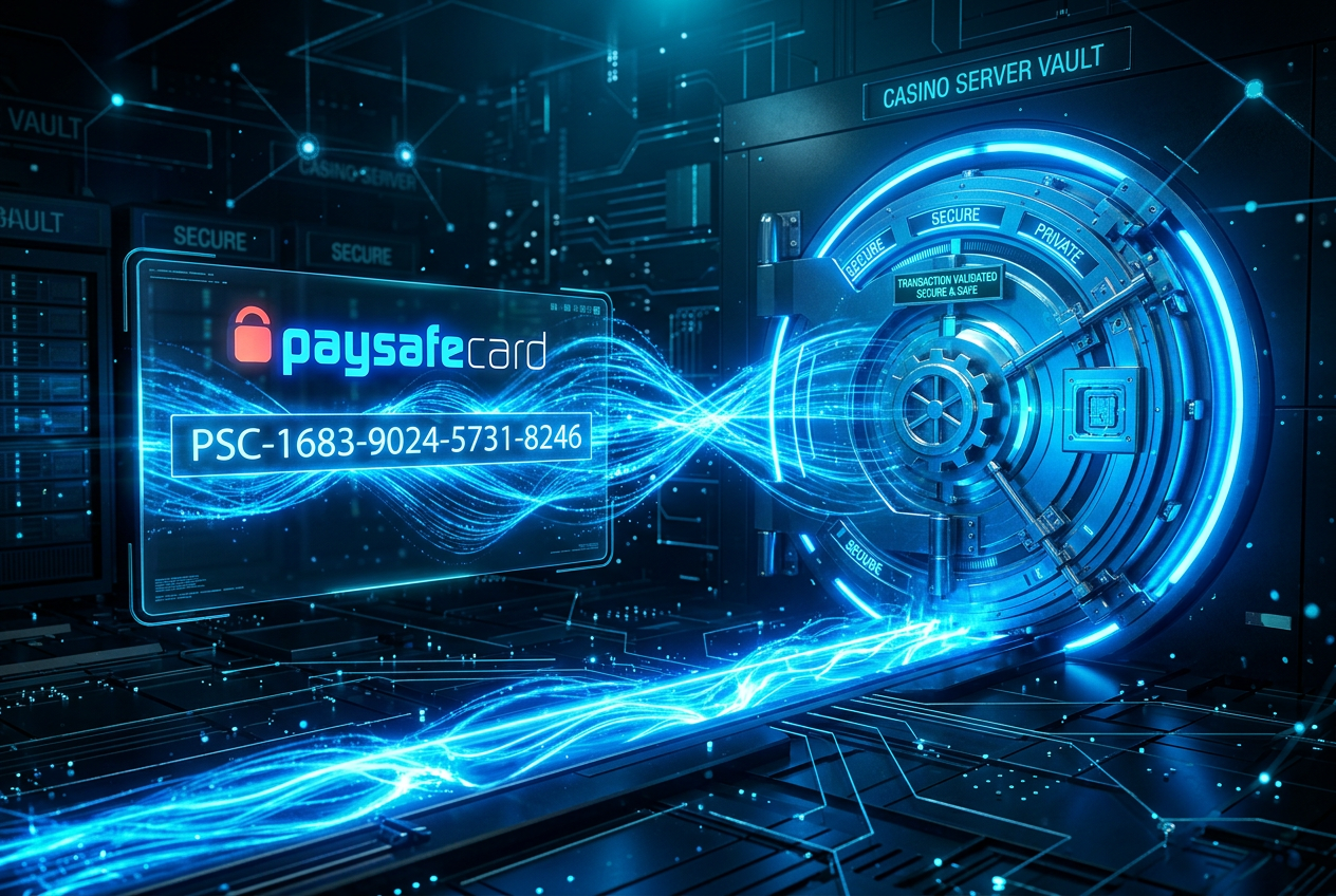Wizualizacja bezpieczeństwa i prywatności Paysafecard w kasynach online
